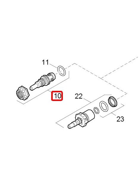 TORNILLO SELECTOR DE CAUDAL