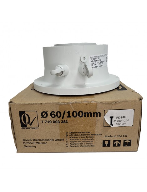Adaptador chimenea 60/100 calderas de consensación