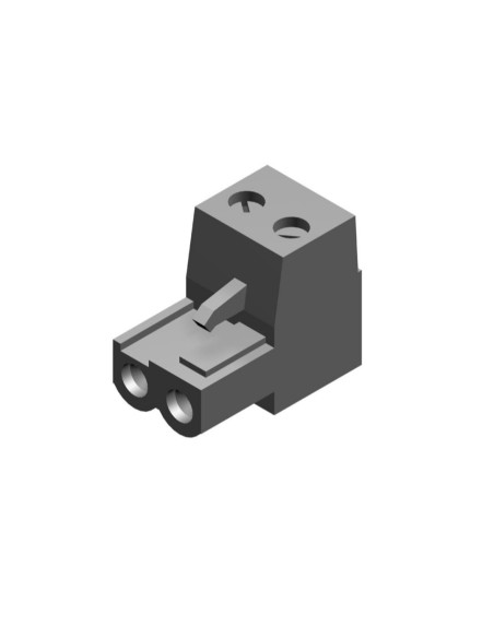 B-CONECTOR 2 POLOS NARANJA