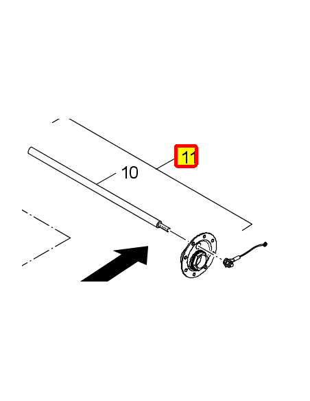 Ánodo + brida TS200-2 con apoyo eléctrico para termos Junkers/Bosch