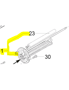 Resistencia calentamiento 3000W